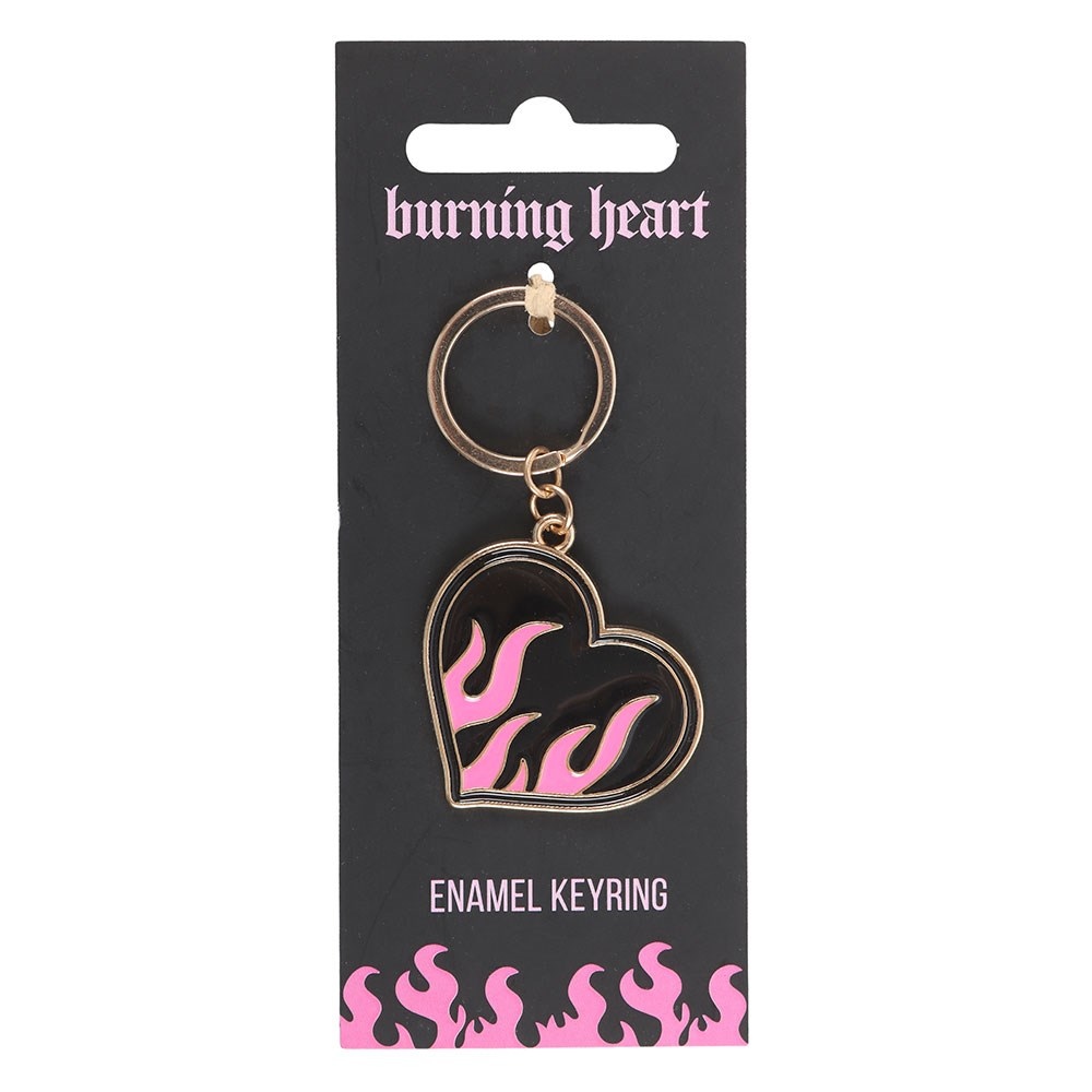 Something Different - Burning Heart Keychain - Multicolours